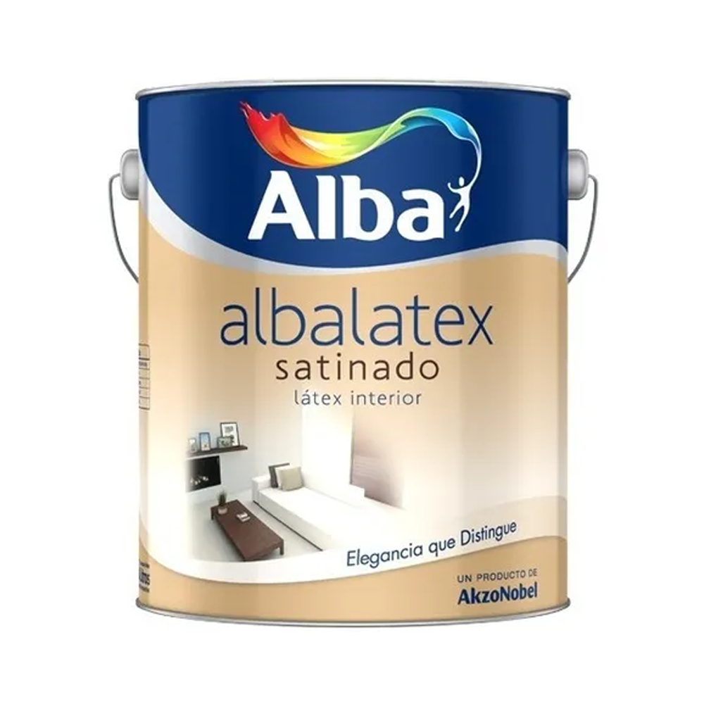 Planeta abogado Mar Albalatex Latex Lavable Interior Blanco Satinado | Pintecord