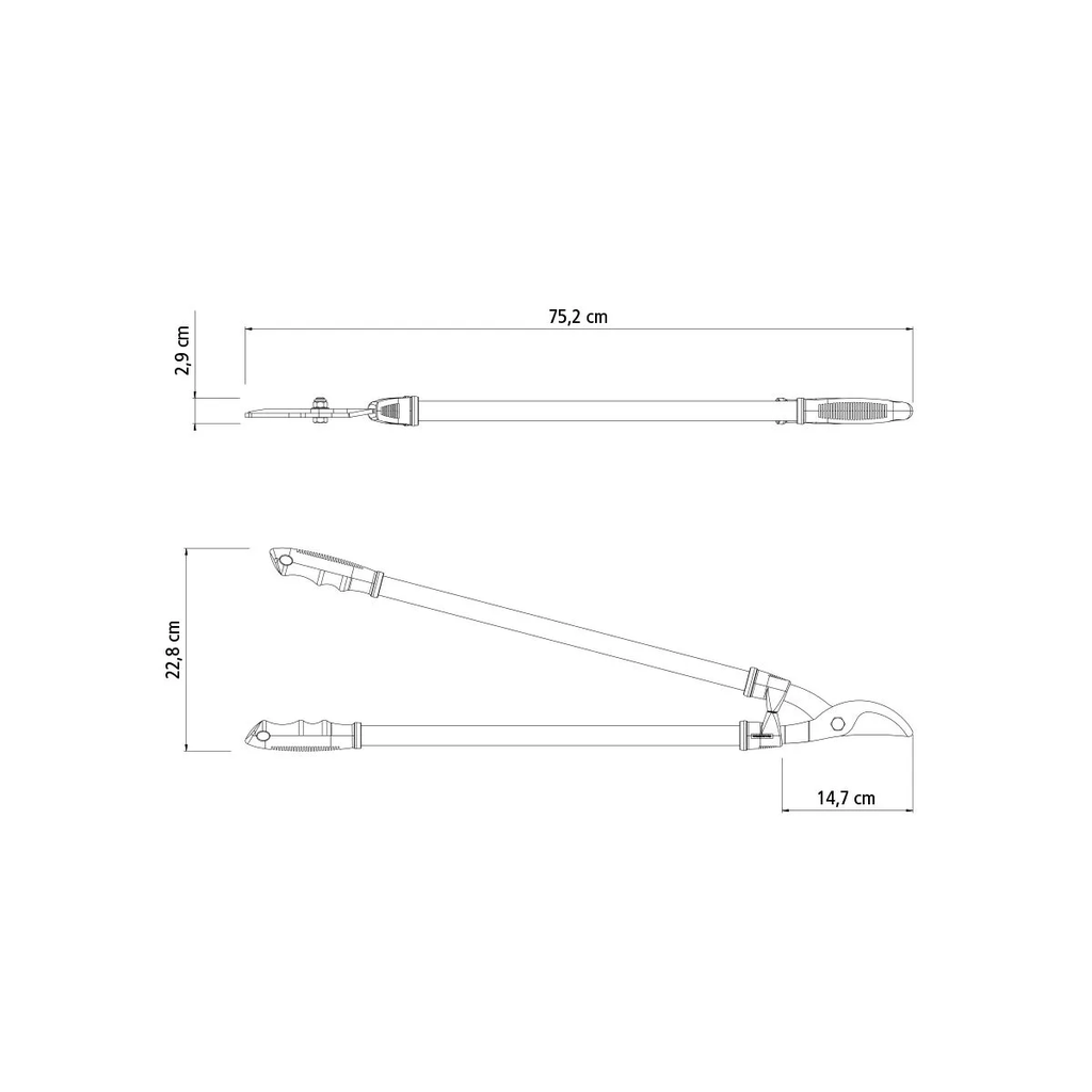 Tramontina Tijeron Bypass Con Mango Metálico