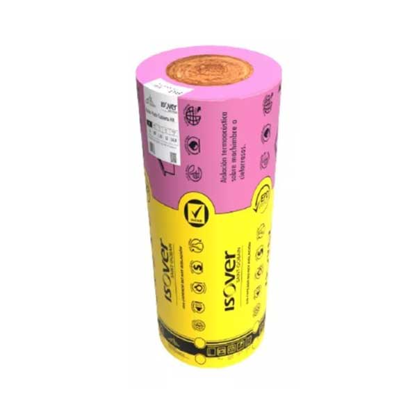 Isover Aislacion Fieltro Rolac Plata Cubierta 80mm (7838121)