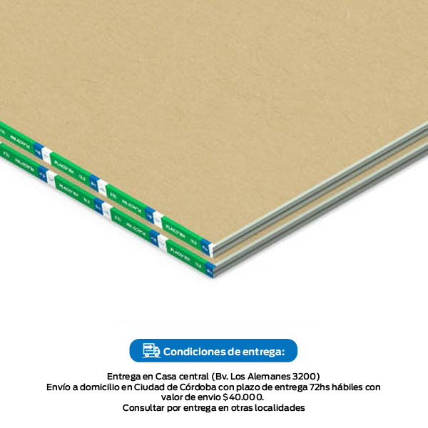 Placo Placa Resistente A La Humedad (RH)