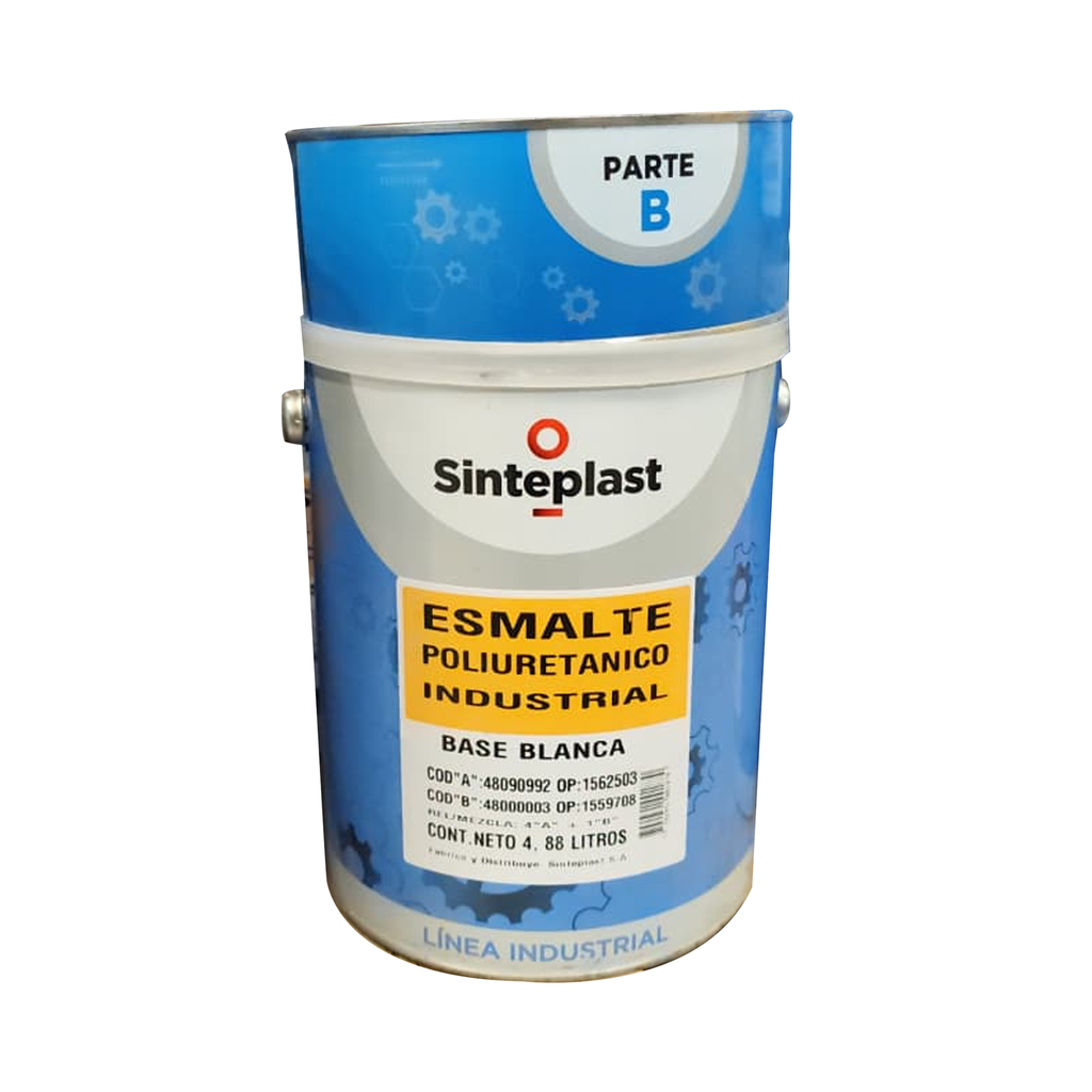 Sinteplast Esmalte Poliuretanico Acrilico Base Blanca Dtm "A" (3:1) 19L
