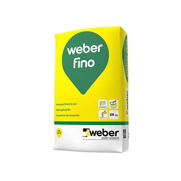 Weber Revoque Fino Interior Blanco