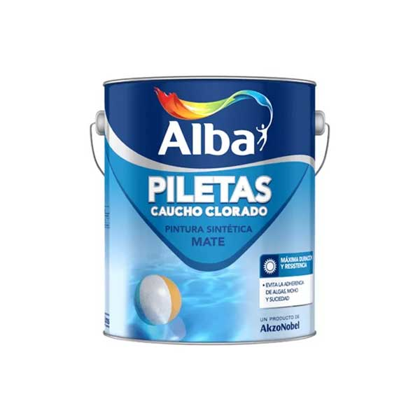 Alba Piletas Caucho Clorado Sintetica Mate