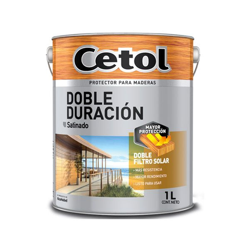 [248249] Cetol Doble Duración *# (CAOBA, 1 L, SATINADO)