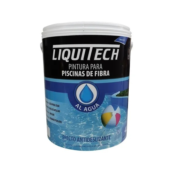 Liquitech Pintura P/Piscinas Fibra Base Agua