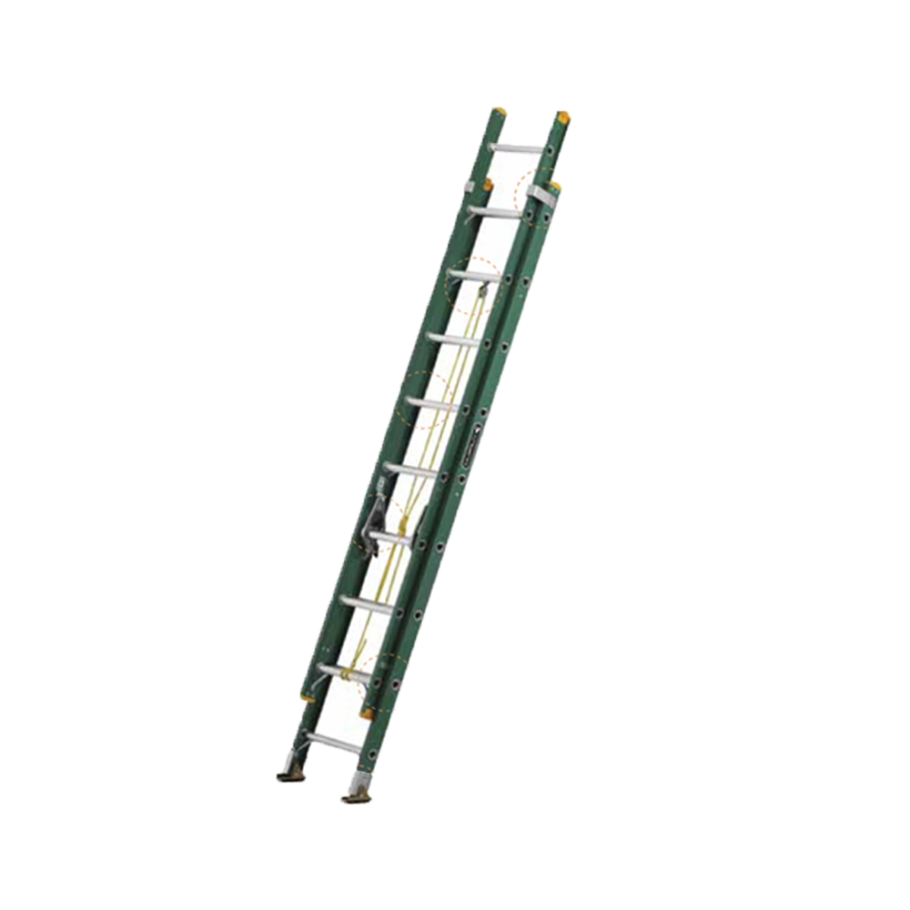 Cuprum Escalera Extensible Fibra De Vidrio *