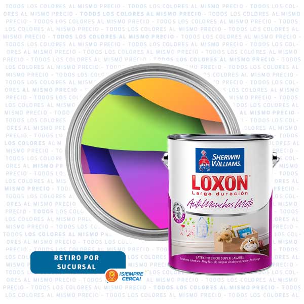 Loxon Ld Latex Anti Manchas Interior Colores