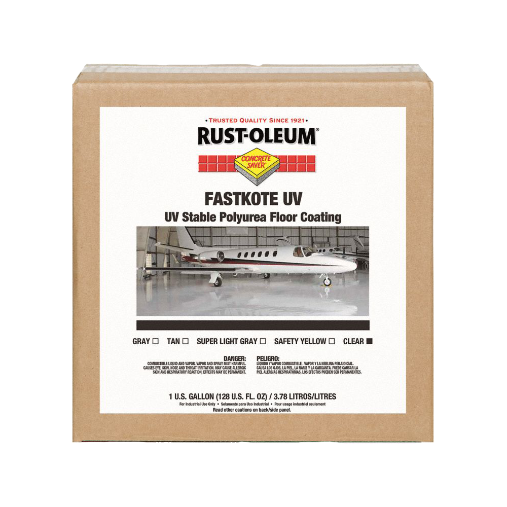 Rust Oleum Polyurea Uv Pisos Clear *#