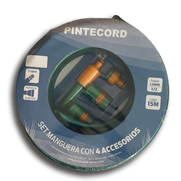 Pintecord Manguera De Riego Con Accesorios 1/2&quot;