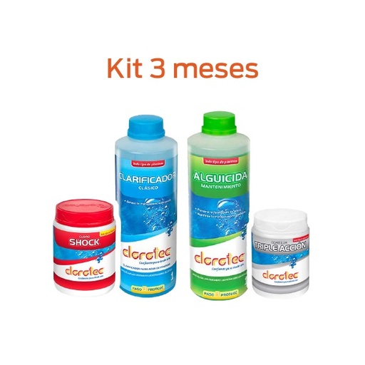 [255891] Clorotec Kit 3 Meses Piscinas