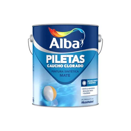 Alba Piletas Caucho Clorado Sintetica Mate