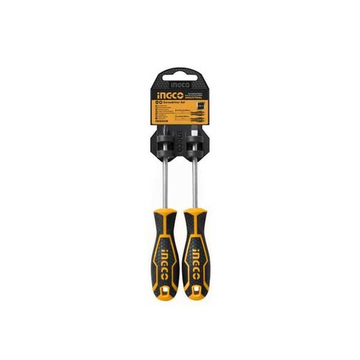 [252240] Ingco Juego De Destornilladores Punta Imantada HKSD0248 *#