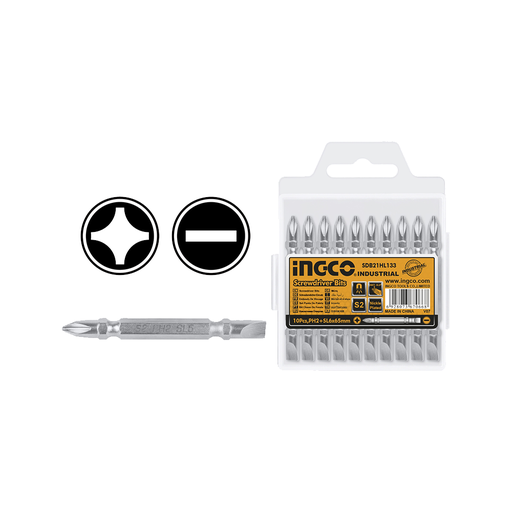 [251760] Ingco Puntas Atornillador Magnetico Combinado Sl6 + Ph2 *#