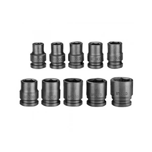[253033] Ingco Set De Dados Llave De Impacto 1/2'' HKISSD12101 *#