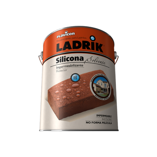Ladrik Silicona Solvente Impermeabilizante P/ Ladrillo 