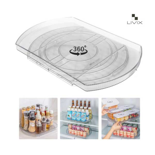 [256418] Livix Bandeja Giratoria Doble Multiuso