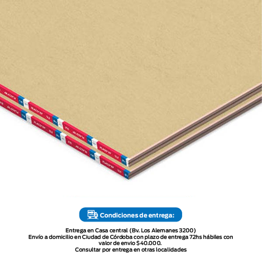 [253557] Placo Placa Resistente Al Fuego RF 15Mm (A Pedido)