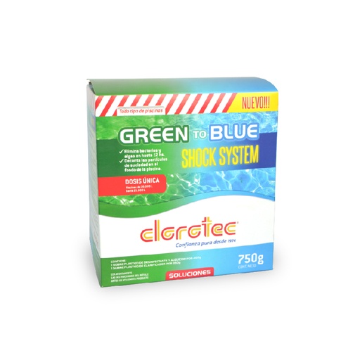 [256802] Clorotec Granulado shock system Green To Blue