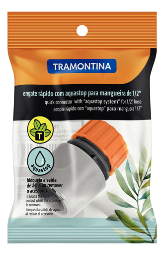 [256976] Tramontina Acople Rapido Con Aquastop 78508/000 1/2"